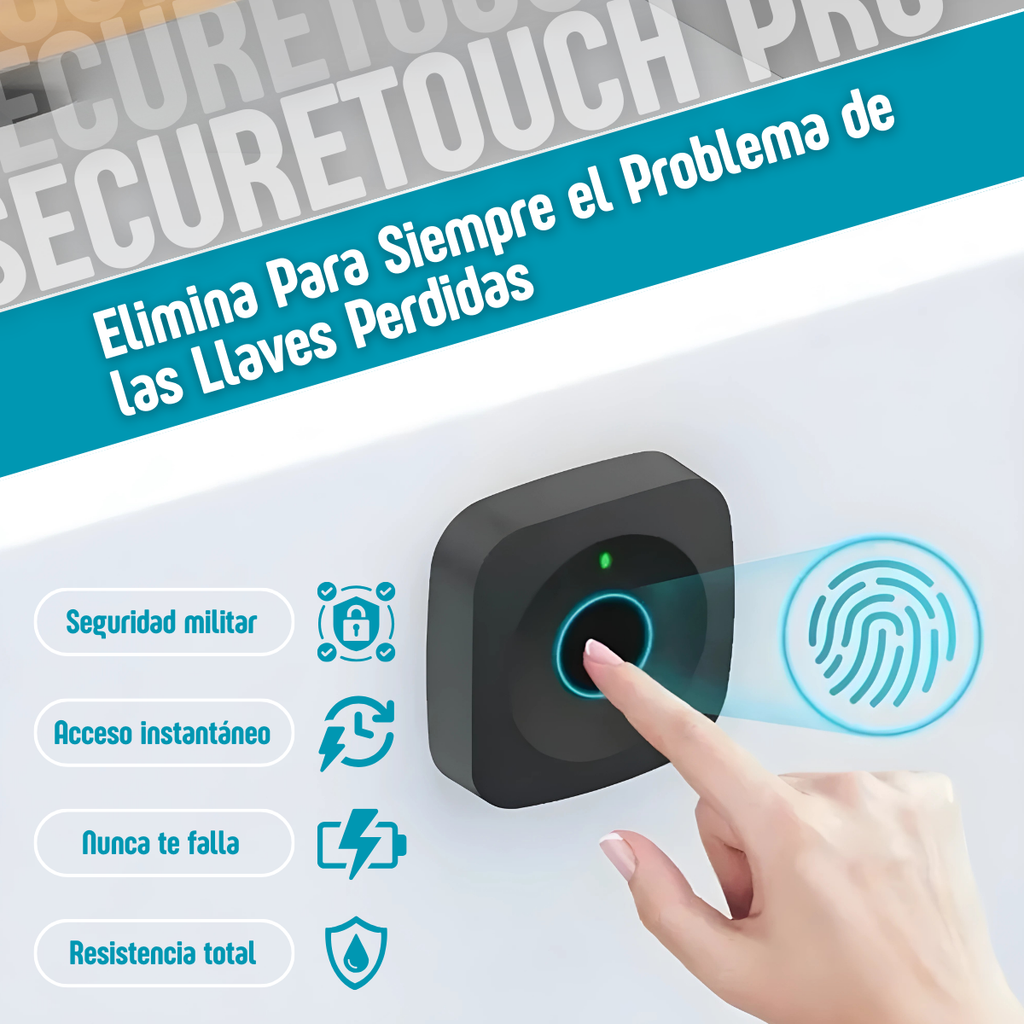 SecureTouch Pro - Cerradura Biométrica Inteligente