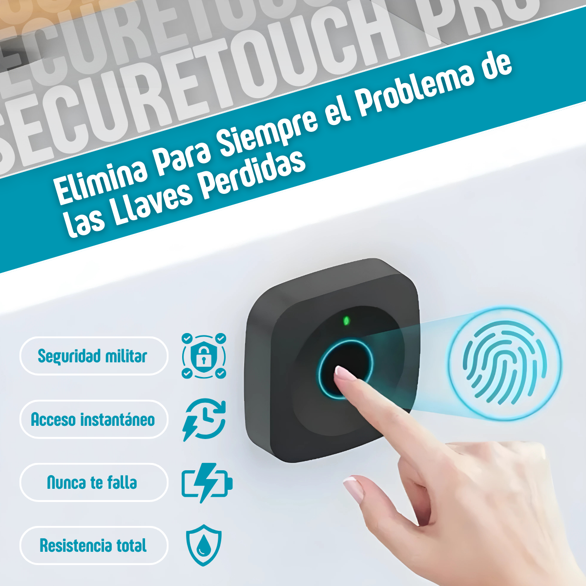 SecureTouch Pro - Cerradura Biométrica Inteligente