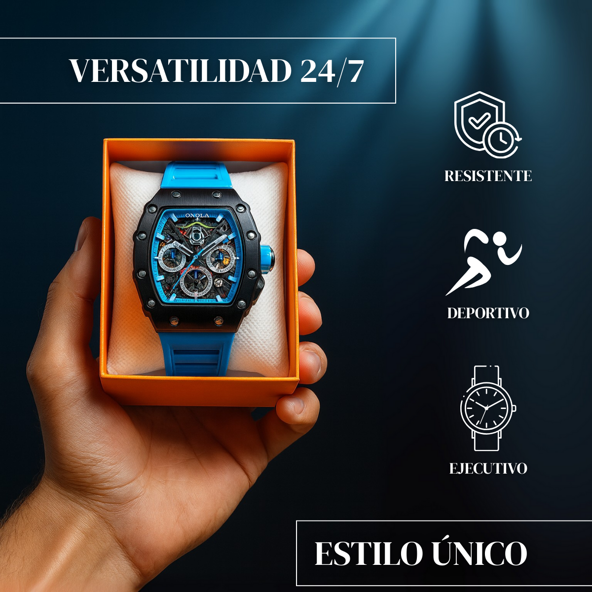Reloj Onola Ultimate — Diseño Premium Esqueletizado
